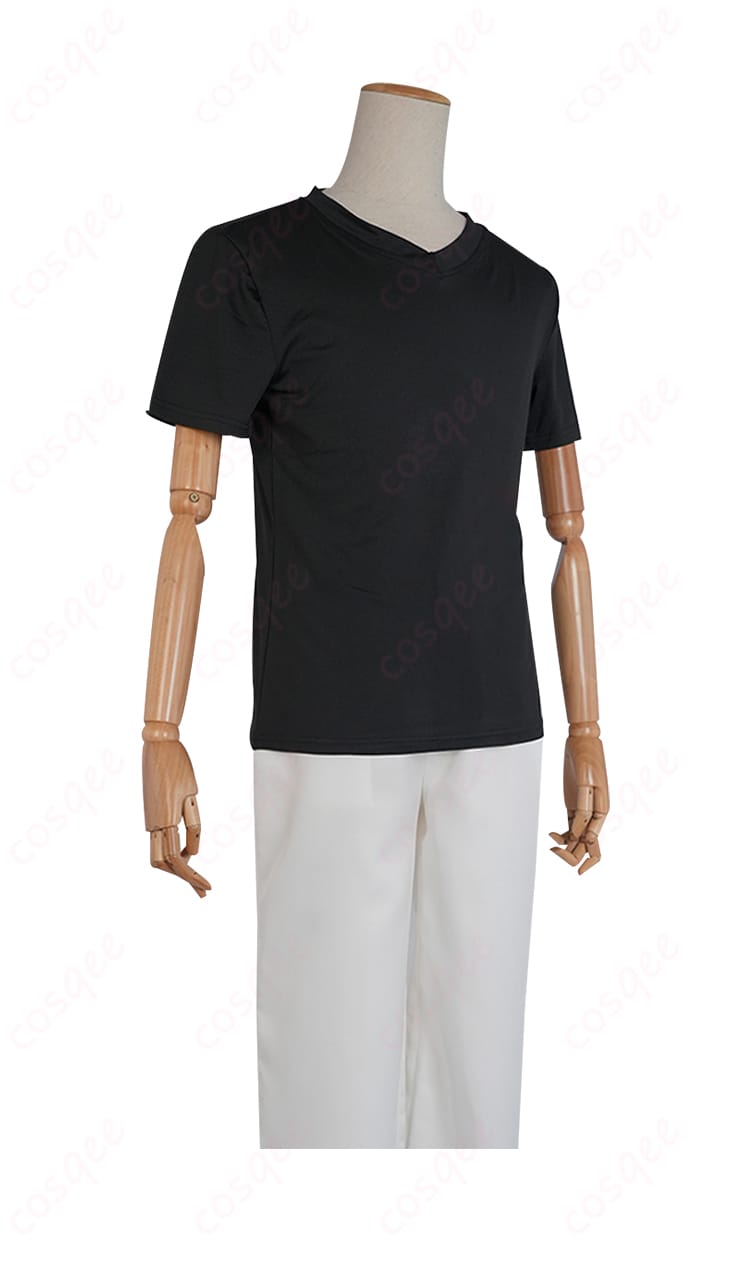 東京卍リベンジャーズ 今牛若狭 コスプレ衣装 内搭Tシャツ 正面図 - 快適で通気性の良いTシャツ、戦士の象徴。