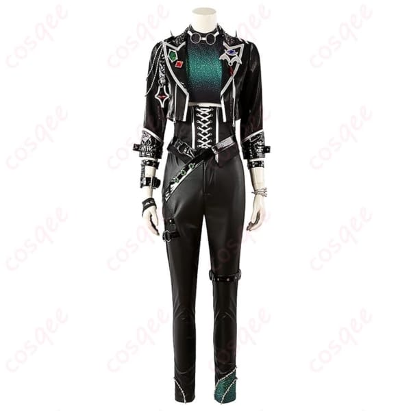 逆先夏目 イービルTELEPHONE コスプレ衣装｜妖艶ダークに決まる装飾映えセット