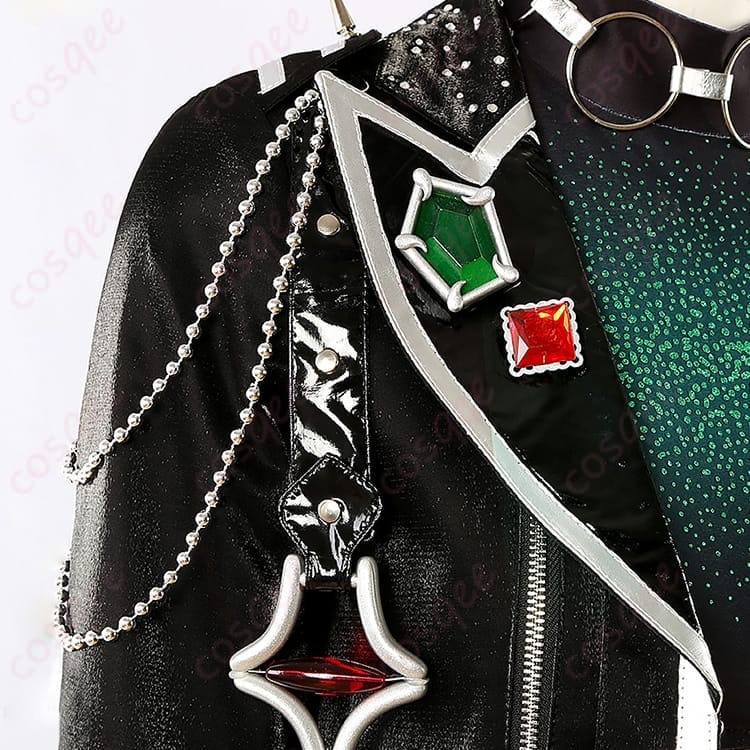 逆先夏目 イービルTELEPHONE コスプレ衣装｜妖艶ダークに決まる装飾映えセット - 4枚目の画像