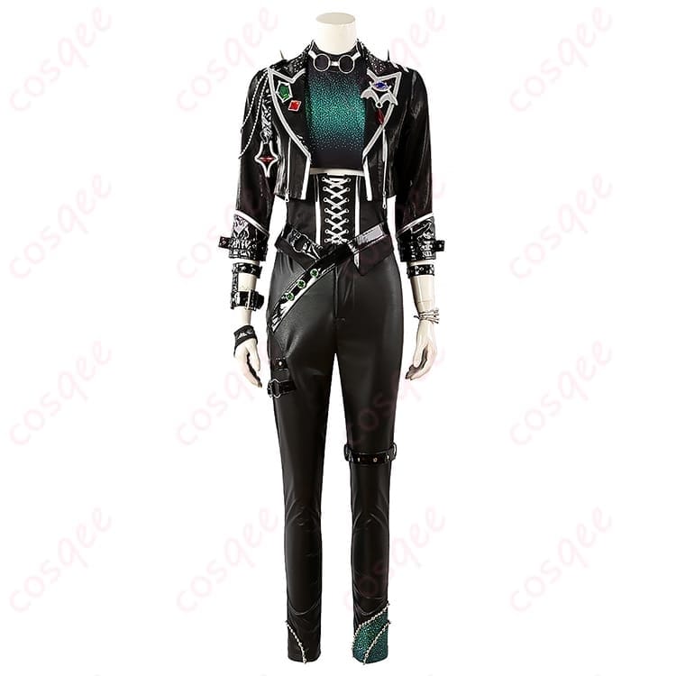 逆先夏目 イービルTELEPHONE コスプレ衣装｜妖艶ダークに決まる装飾映えセット - 1枚目の画像