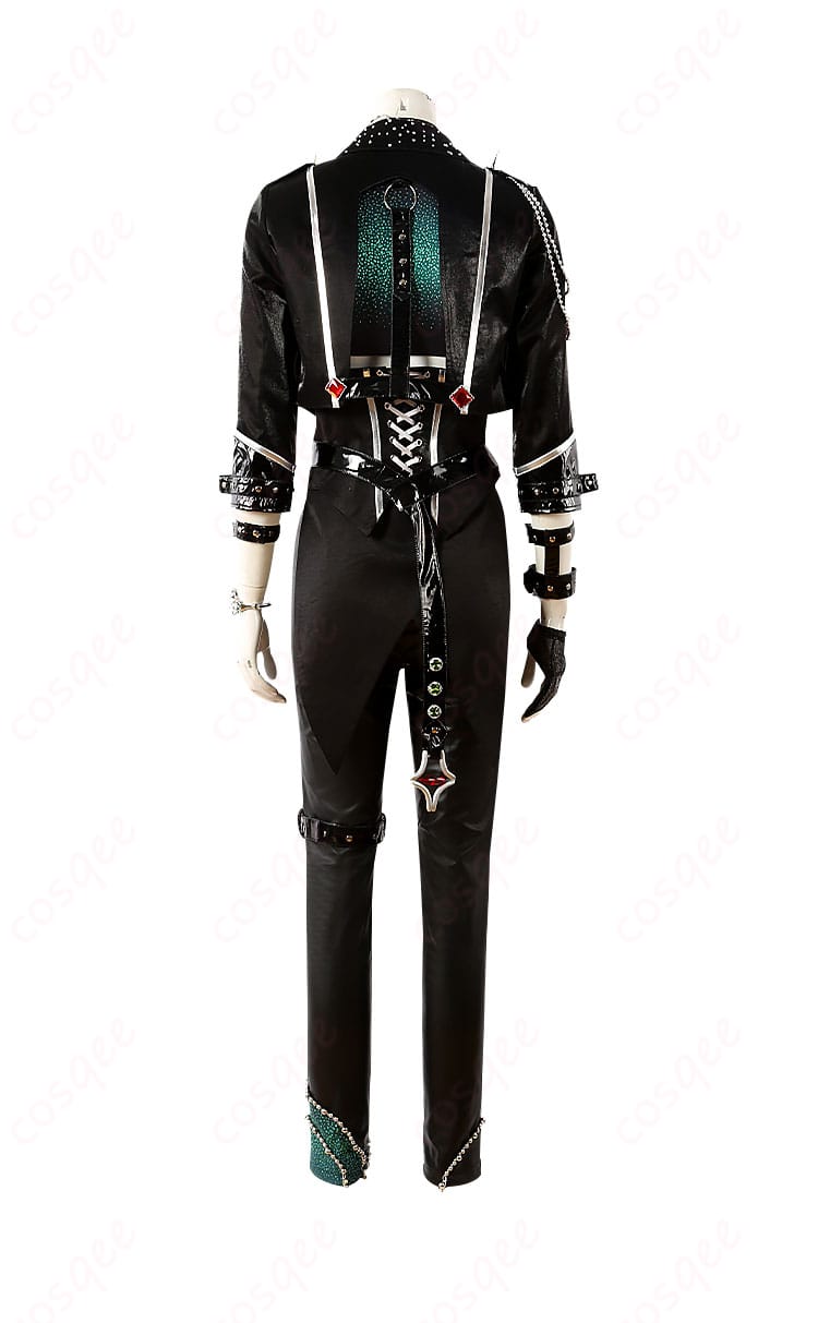 逆先夏目 コスプレ衣装の背面画像。背中部分のデザインも丁寧に再現されており、どの角度から見ても美しい仕上がりです。