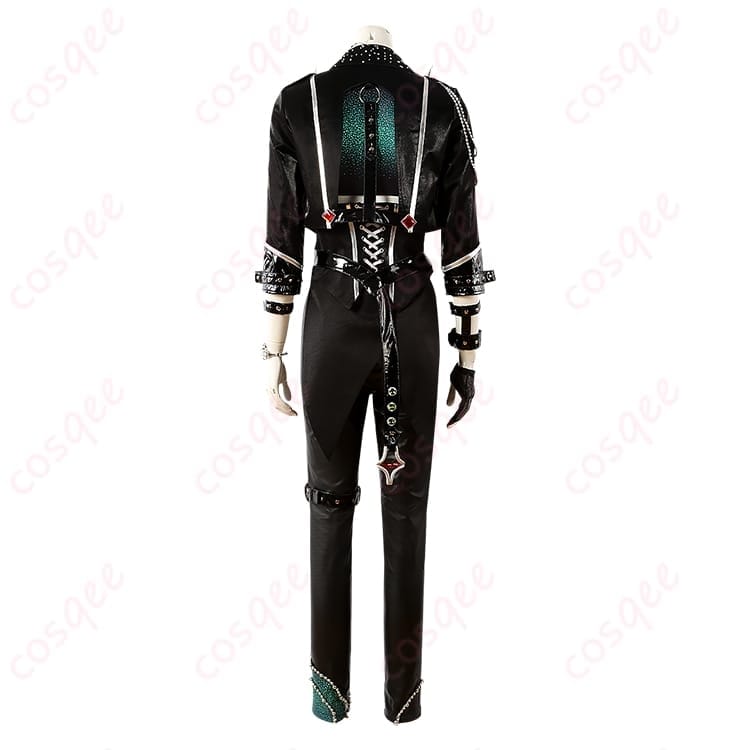 逆先夏目 イービルTELEPHONE コスプレ衣装｜妖艶ダークに決まる装飾映えセット - 2枚目の画像