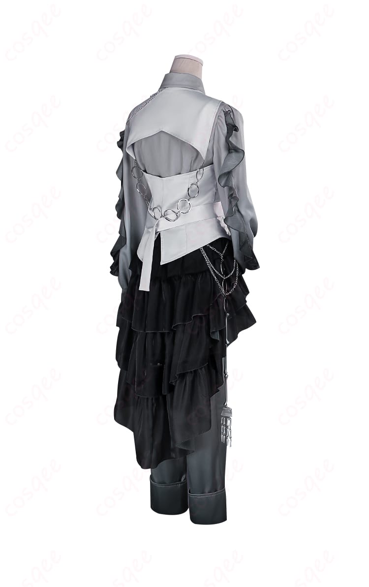 商品背面図 - 神代類 コスプレ衣装の背面。衣装の後ろ側も忠実に再現されたデザイン。