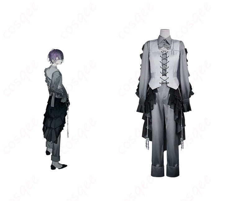 商品正面とキャラクターのイメージが融合したコスプレ衣装の写真 - プロジェクトセカイ 神代類 コスプレ衣装の魅力を全開!