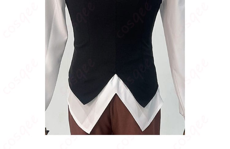 江戸川乱歩 コスプレ衣装の衣口部分細部。丁寧な縫製で長持ち。