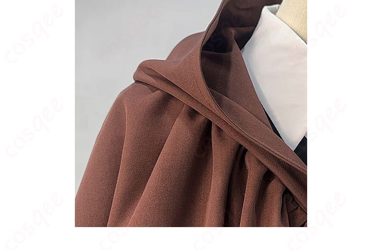 江戸川乱歩 コスプレ衣装の生地詳細。肌触りの良い素材を使用。