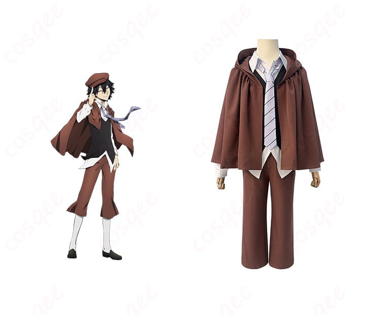 江戸川乱歩 コスプレ衣装とキャラクターの組み合わせ画像。忠実再現のコスプレ衣装。