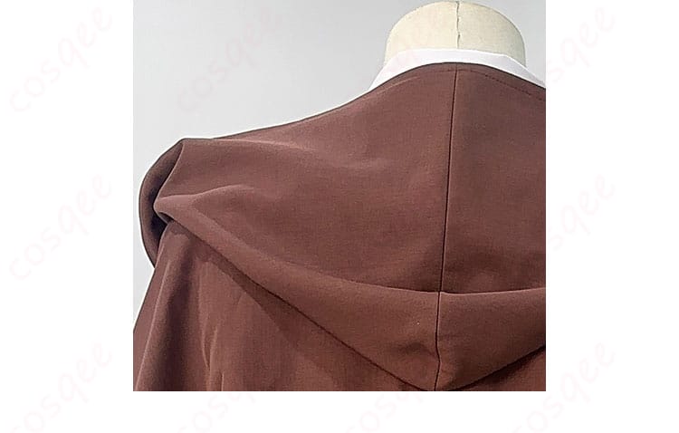 江戸川乱歩 コスプレ衣装の外套内側装飾。しっかりとした作りで高級感が漂う。