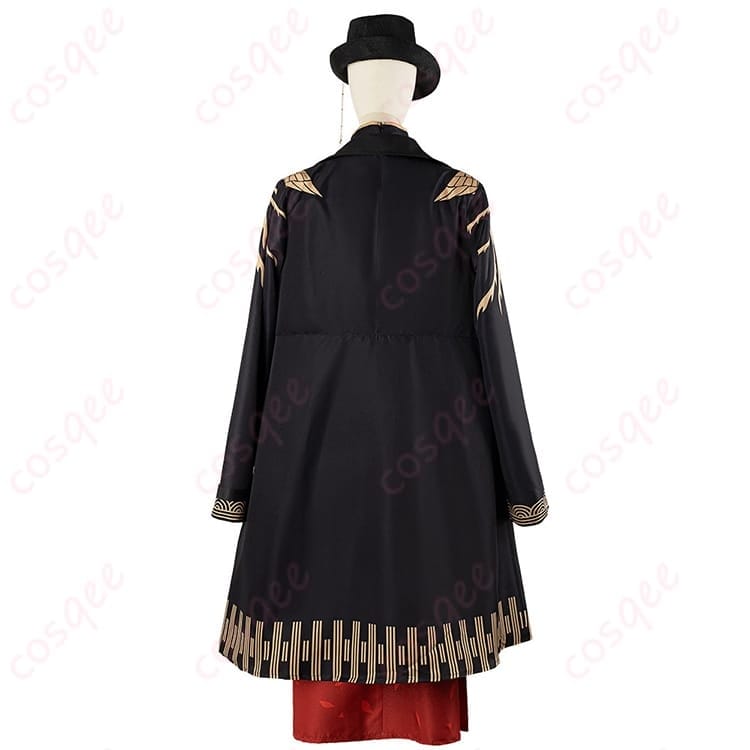 ホロライブ 星街すいせい 東洋風スーツ コスプレ衣装 白黒が冴える端正シルエット - 8枚目の画像