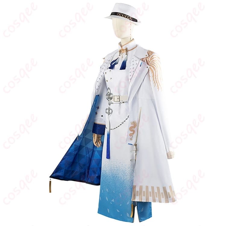 ホロライブ 星街すいせい 東洋風スーツ コスプレ衣装 白黒が冴える端正シルエット - 14枚目の画像