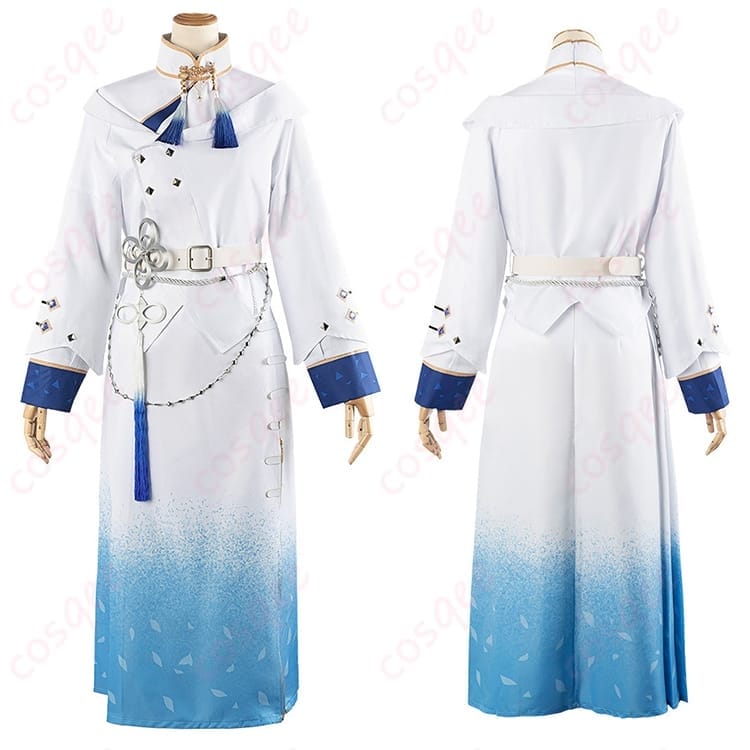 ホロライブ 星街すいせい 東洋風スーツ コスプレ衣装 白黒が冴える端正シルエット - 4枚目の画像