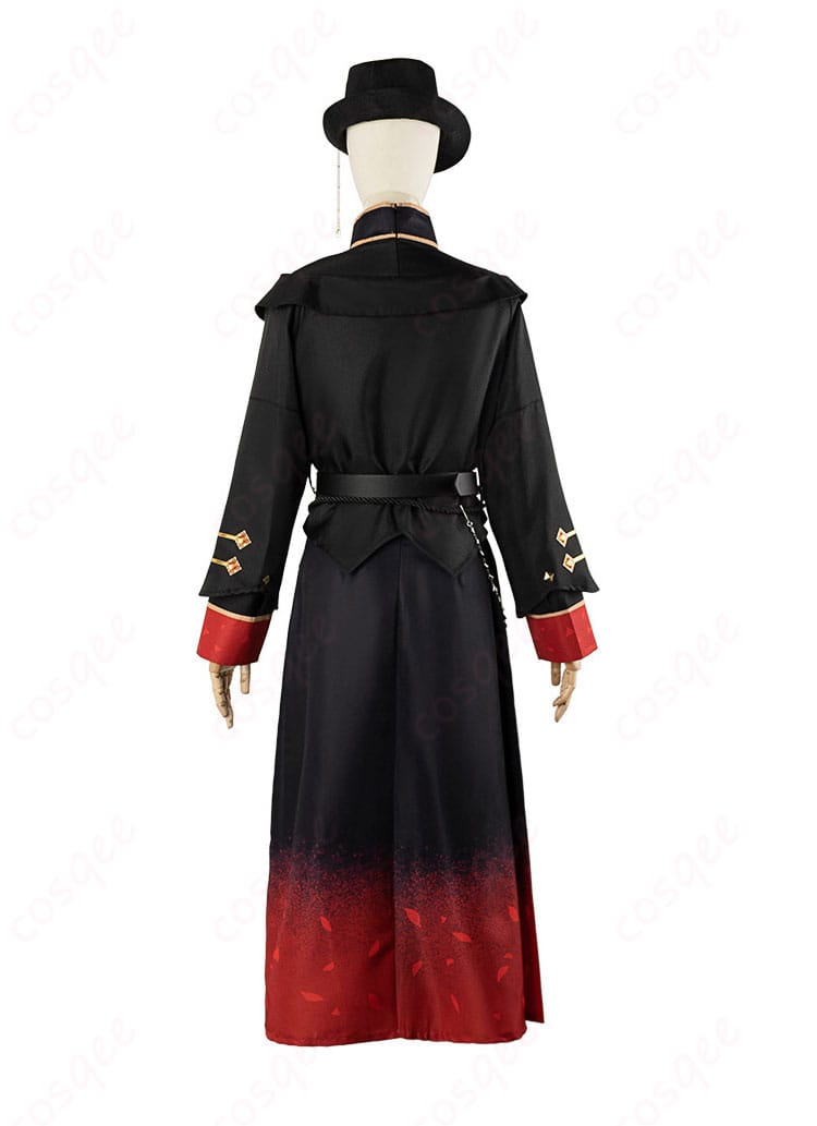 内搭服装背面装飾ディテール、ホロライブ星街すいせいコスプレ衣装の内側背面装飾