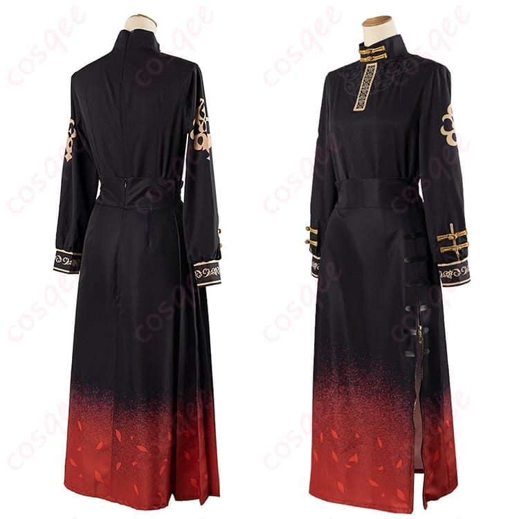 ホロライブ 星街すいせい 東洋風スーツ コスプレ衣装 白黒が冴える端正シルエット - 10枚目の画像