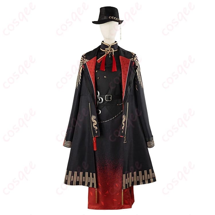 ホロライブ 星街すいせい 東洋風スーツ コスプレ衣装 白黒が冴える端正シルエット - 16枚目の画像