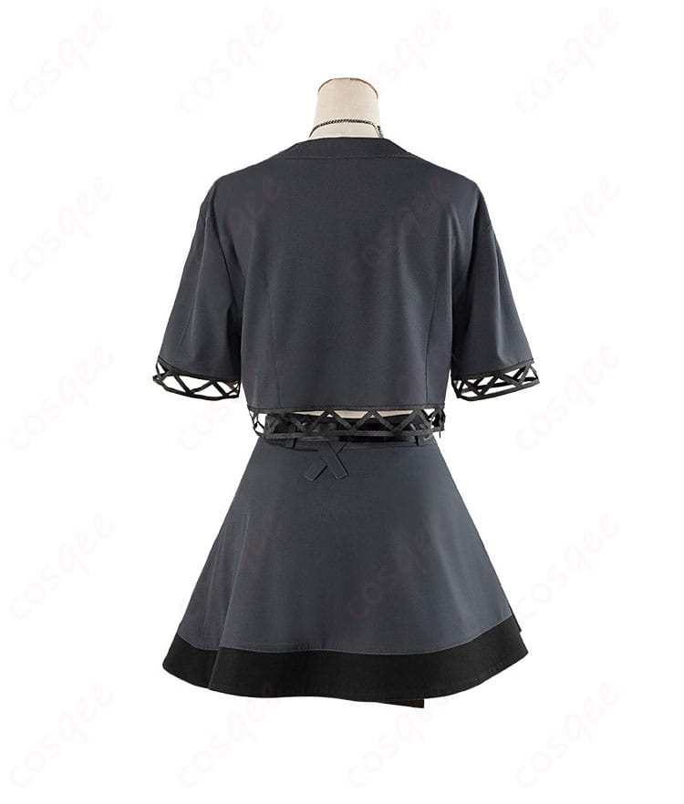 プロジェクトセカイ 小豆沢こはね コスプレ衣装 眠ってしまわないように 内部衣装の背面ディテール。細かい縫製とディテールが確認できる。