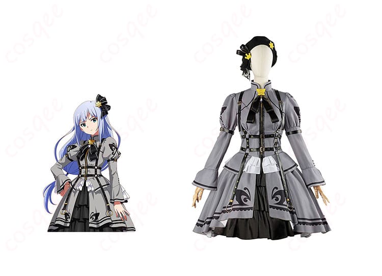 商品正面とキャラクターの組み合わせ画像 - アイドルマスター ミリオンライブ! シアターデイズのキャラクター、白石紬・中谷育・最上静香・篠宮可憐・ジュリアのコスプレ衣装。