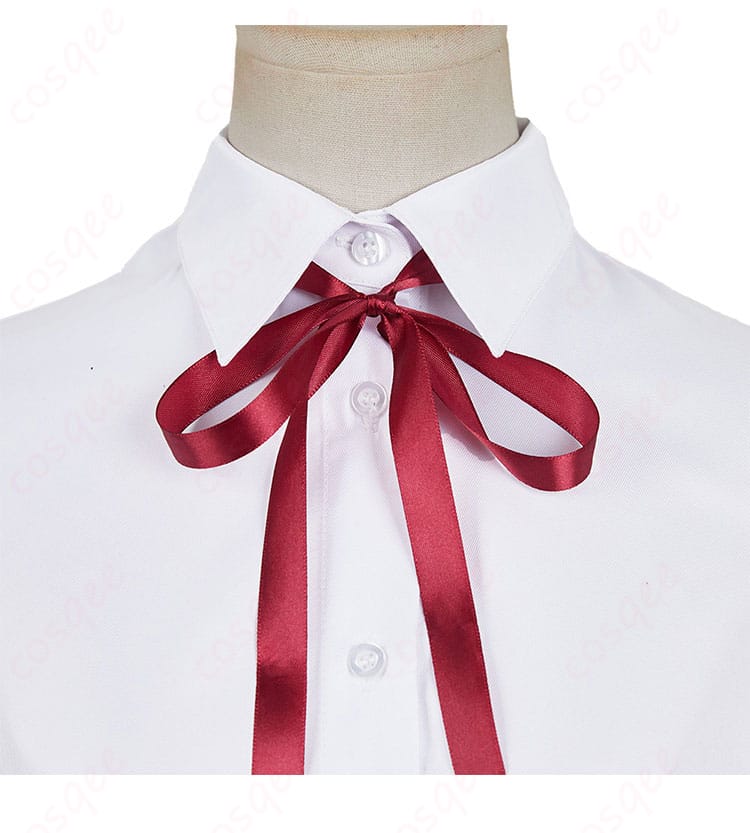 染井吉乃 コスプレ衣装の領結部分。美しい刺繍と丁寧な仕上げが特徴。