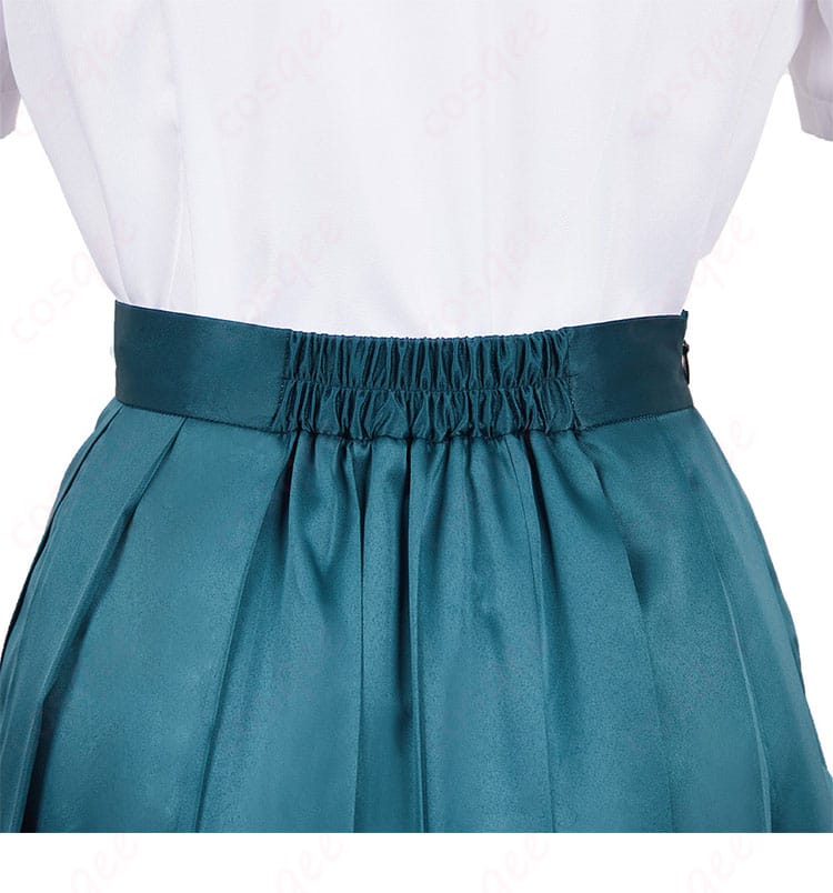 コスプレ衣装の背面部分の細部。バックスタイルまで完璧に再現。