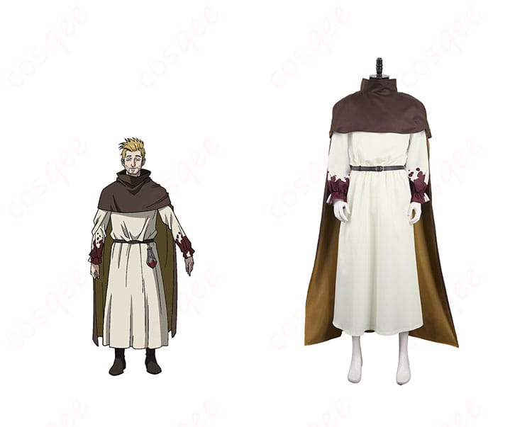 ノヴァク コスプレ衣装 『チ。-地球の運動について-』の正面とキャラクターのイメージ