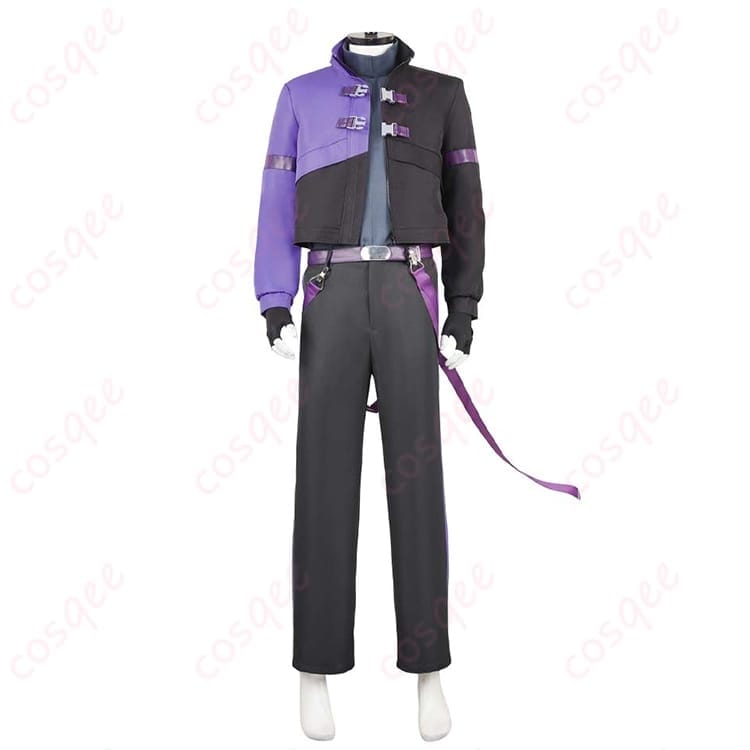 怪獣8号 保科宗四郎のサイバーパンク風コスプレ衣装で、鋭くクールに決める - 1枚目の画像