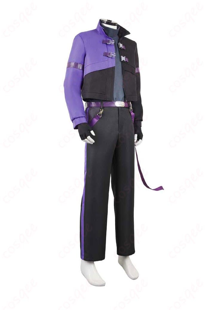 「怪獣8号 保科宗四郎 コスプレ衣装」の右側のビュー。サイドから見ても美しいラインを保っています。