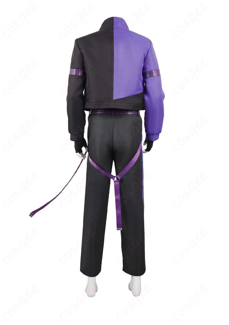 「怪獣8号 保科宗四郎 コスプレ衣装」の背面。背面も完璧に再現されており、全体的なバランスが優れています。