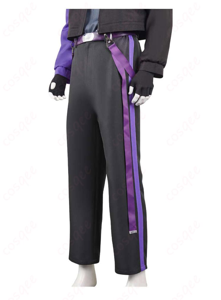 「怪獣8号 保科宗四郎 コスプレ衣装」のズボン部分の装飾。衣装全体とのバランスが取れたデザイン。