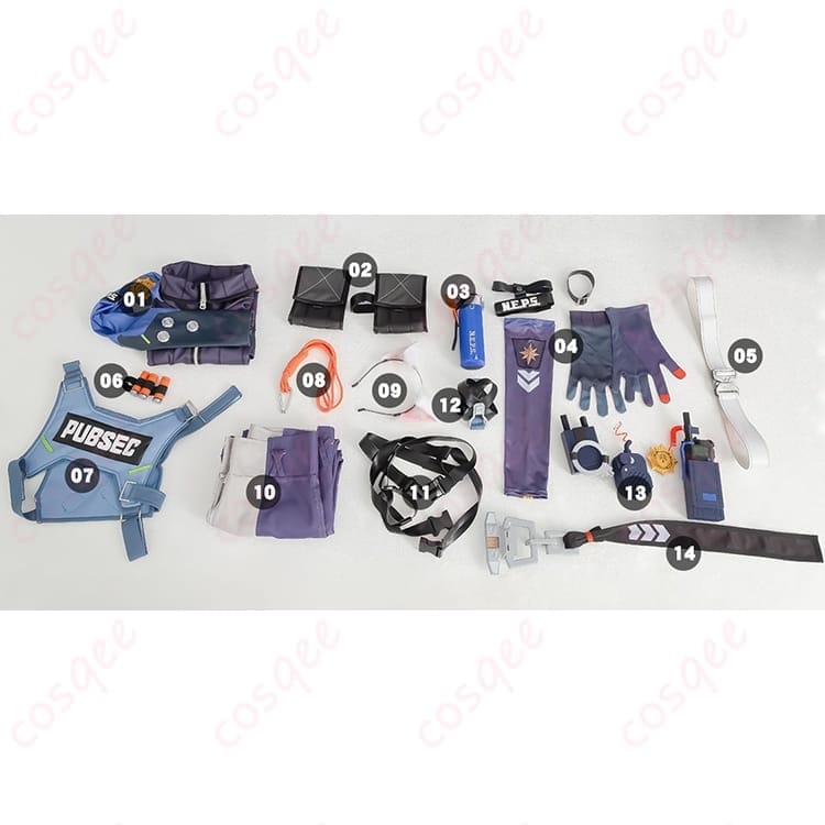 ゼンレスゾーンゼロ セス・ローウェル コスプレ衣装 近未来ストリート感で写真映えしやすく動きもラク - 4枚目の画像