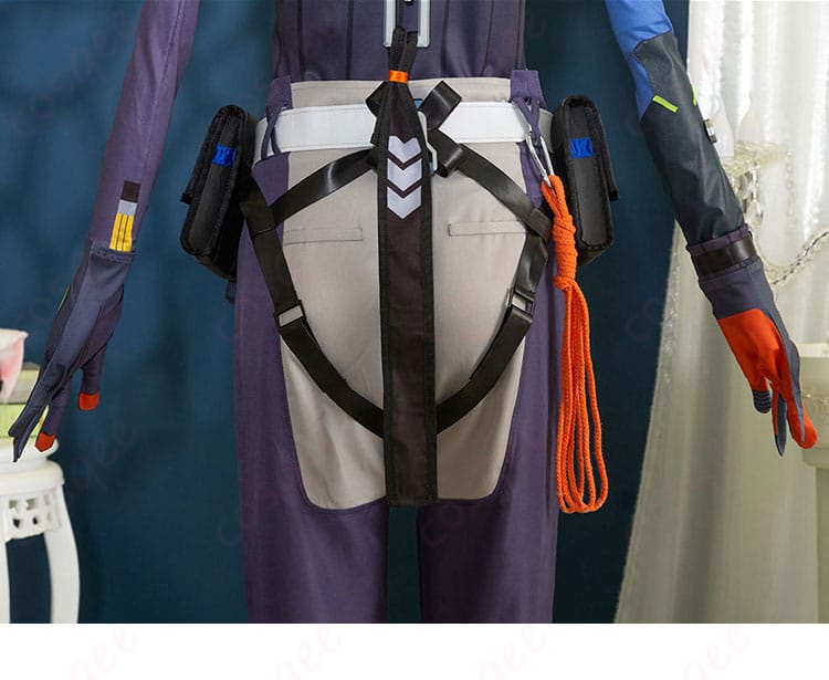 ゼンレスゾーンゼロ セス・ローウェル コスプレ衣装のパンツ背面装飾。細かなディテールが魅力的です。