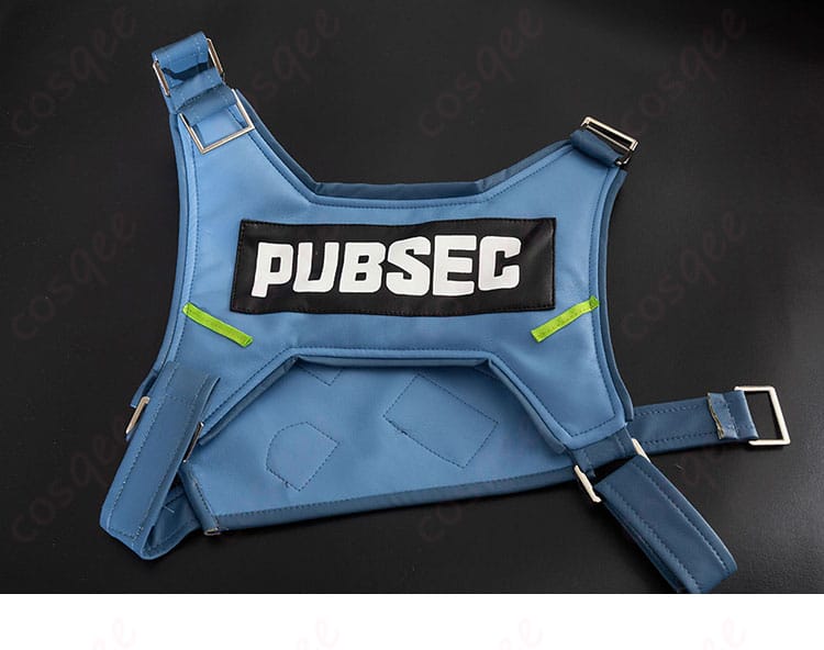 ゼンレスゾーンゼロ セス・ローウェル コスプレ衣装の背心部分のアクセサリー詳細。細部の装飾が見やすい。