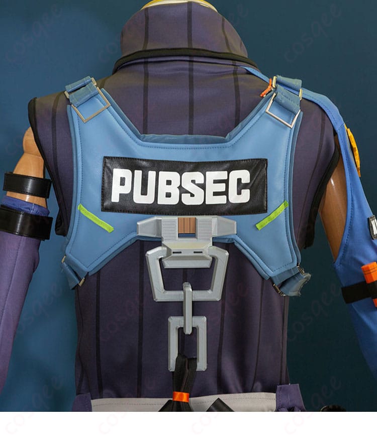 ゼンレスゾーンゼロ セス・ローウェル コスプレ衣装の背面ディテール。リアルな背面のデザインをご確認ください。