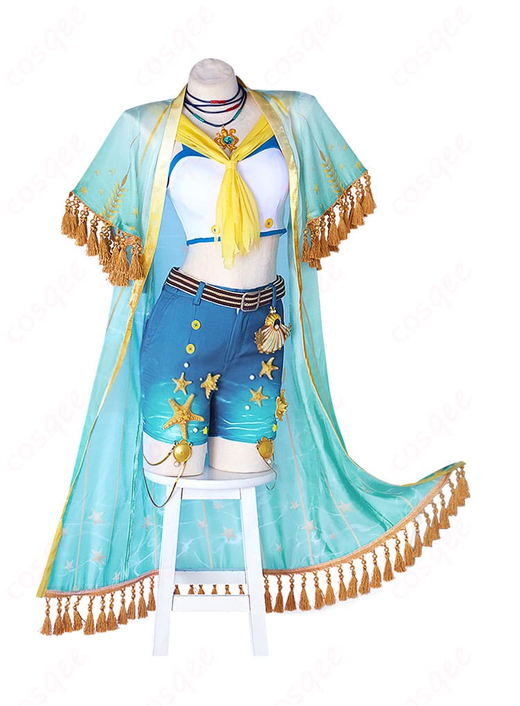 商品正面図。フィオナ・ジルマンのコスプレ衣装の全面がよく見える画像です。