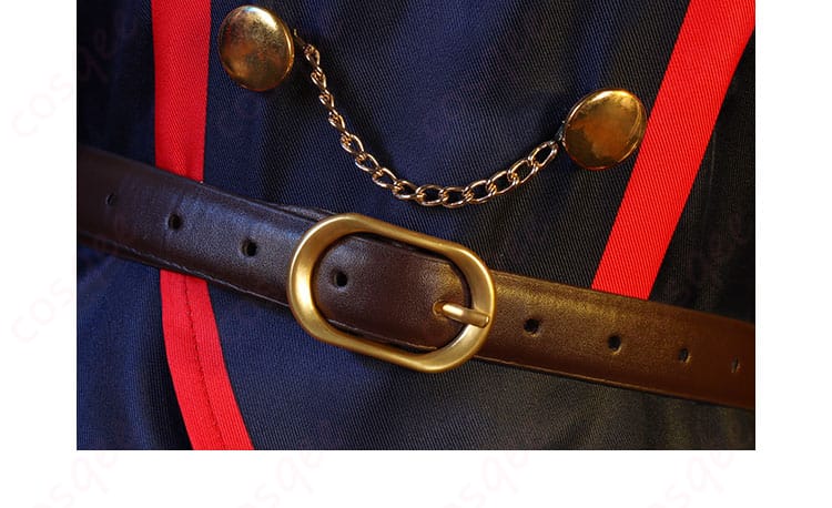 山城恋 コスプレ衣装の腰帯部分の装飾細部。細かいディテールまで丁寧に作り込まれています。