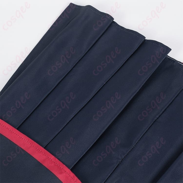 魔都精兵のスレイブ 東日万凛の軍服風ワンピセット コスプレ衣装｜端正シルエットで写真映え - 5枚目の画像