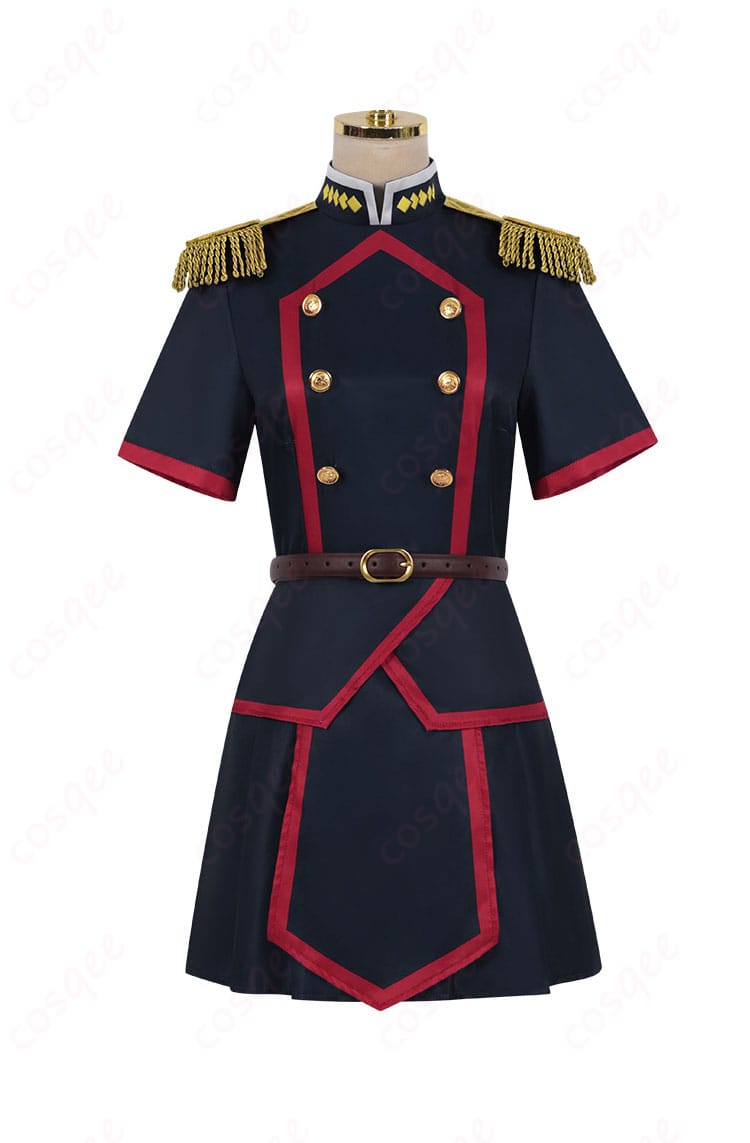 東日万凛 コスプレ衣装の正面図、忠実に再現されたデザイン