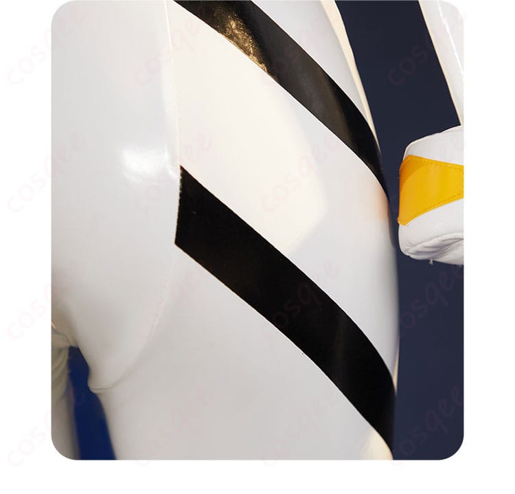 腰周りとアクセサリーの装飾ディテール画像 - 綾波レイ コスプレ衣装の腰部と首飾りのディテールが映った画像です。