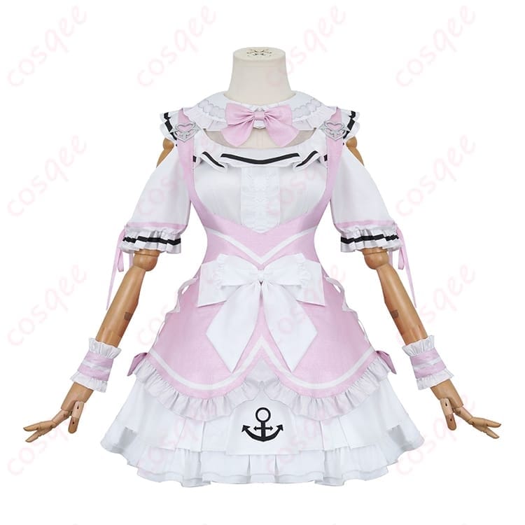 ホロライブの湊あくあを甘く再現するピンクメイド衣装｜かわいさ際立つ映えコーデ - 1枚目の画像
