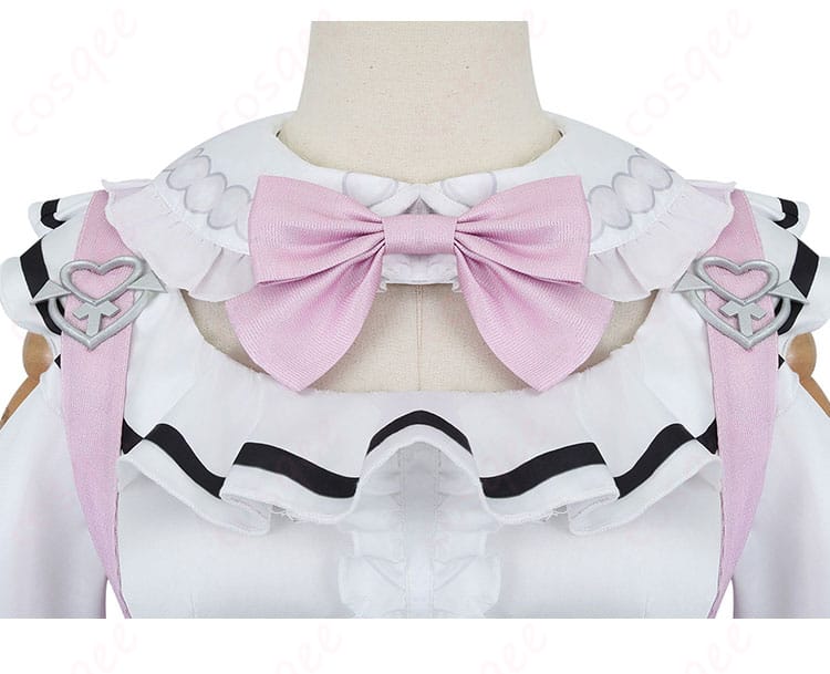 湊あくあコスプレ衣装の蝶結びのディテール