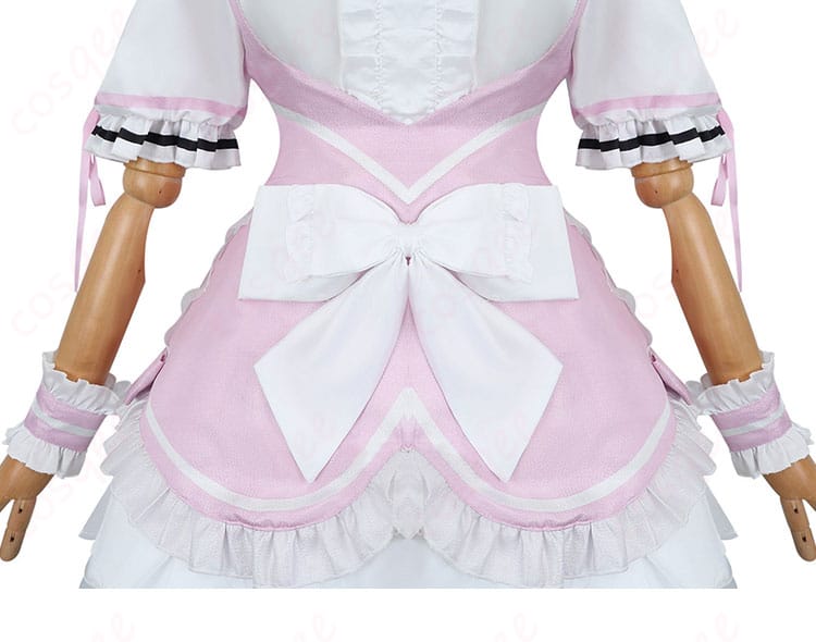 湊あくあコスプレ衣装の背面ディテール