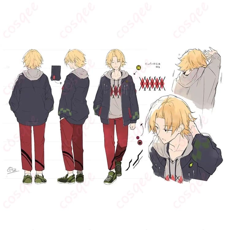 にじさんじ 神田笑一の空気感をまとうストリート系コスプレ｜軽快で写真映えするセット - 1枚目の画像