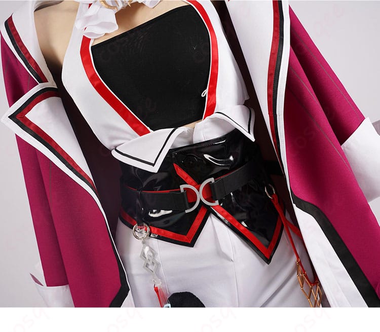 腰封部分の装飾細部。ラオーラ・パンテーラコスプレ衣装の腰部装飾が見れます。