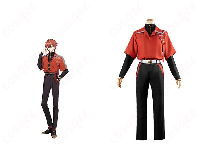 商品正面とキャラクターの組み合わせ画像 - 18TRIP 西園練牙 コスプレ衣装、キャラクターとの絶妙な融合を展示。