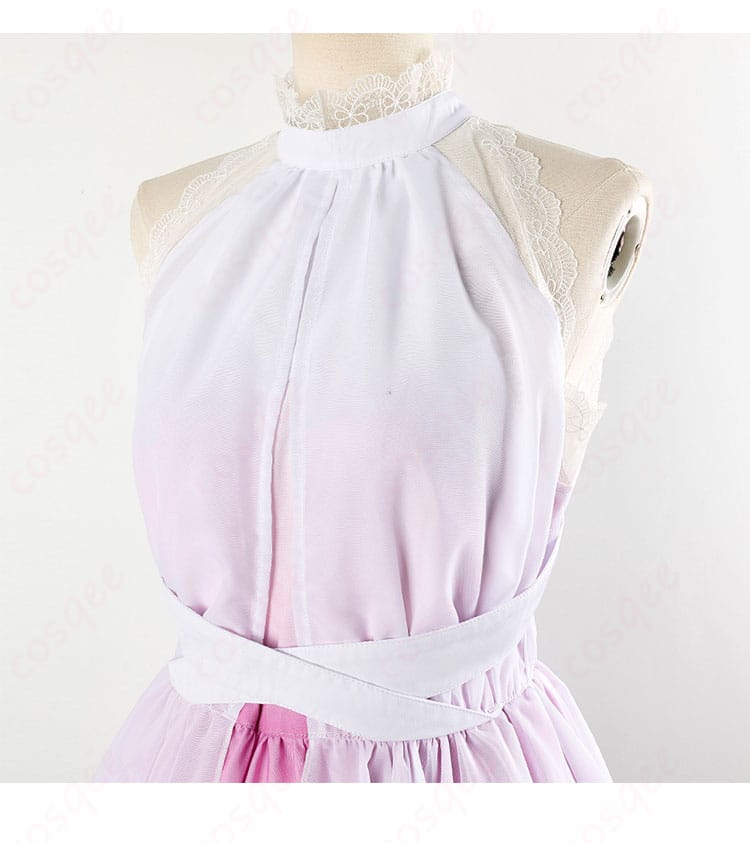 上衣装飾のディテール。日野下花帆・乙宗梢のコスプレ衣装のシャツ部分のデザイン。