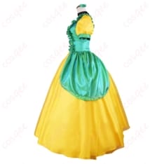 シンデレラのドリゼラになりきる華やかドレス コスプレ衣装｜鮮烈カラーで写真映え - 3枚目の画像（サムネイル）