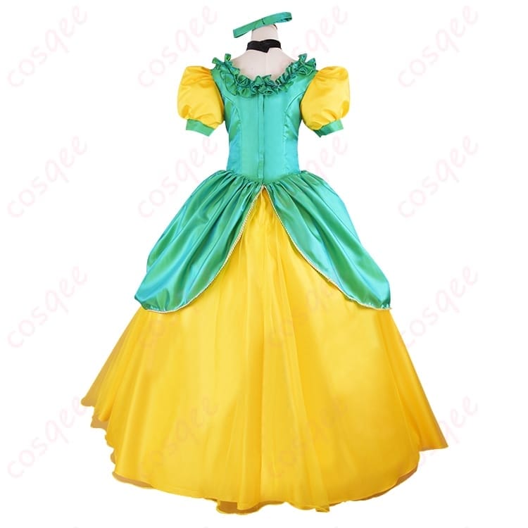 シンデレラのドリゼラになりきる華やかドレス コスプレ衣装｜鮮烈カラーで写真映え - 4枚目の画像