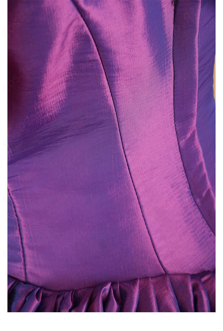 アナスタシア・トレメイン コスプレ衣装の背面装飾詳細。完璧に仕上げられたディテール、シンデレラ映画のアナスタシアの衣装にぴったり。