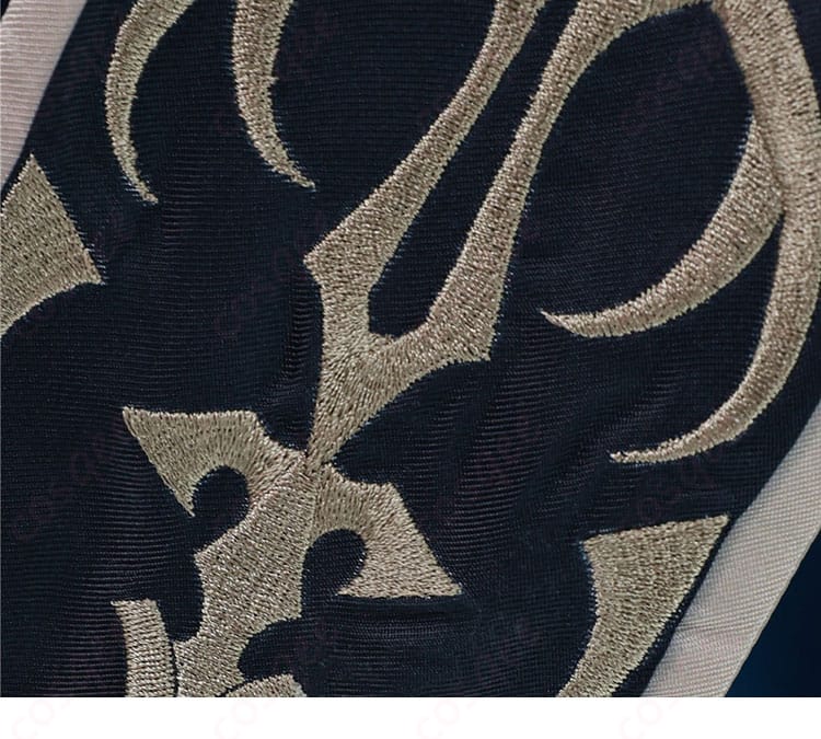 シスター×黒騎士コスプレ衣装に施された服装図案装飾【コスプレ衣装】