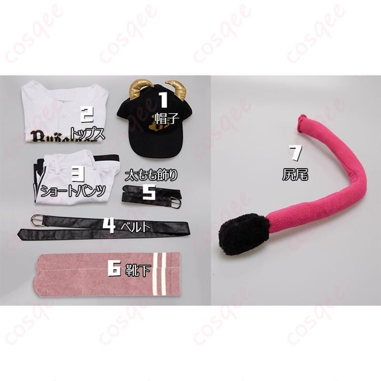 ホロライブ 白銀ノエル オリックス・バファローズ衣装 コスプレ｜爽やかスポコラ感と写真映えを両立 - 5枚目の画像