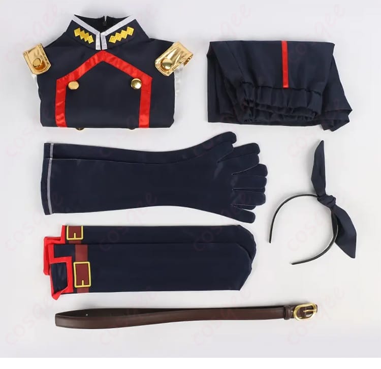 セット内容の展示画像 - 魔都精兵のスレイブ コスプレ衣装 セット内容紹介