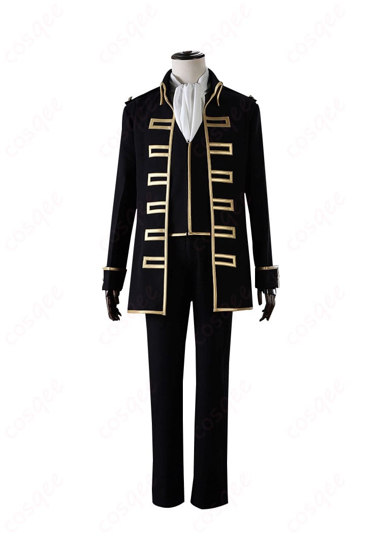 銀魂 近藤勲・土方十四郎・沖田総悟のコスプレ衣装(正面)。忠実に再現されたコスプレ衣装で、イベントや撮影に最適。